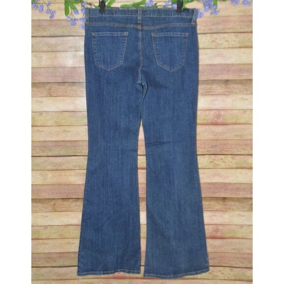 KanCan Jeans Women 15/31 Blue Mid Rise Flare Kick Stretch Denim - Picture 5 of 10